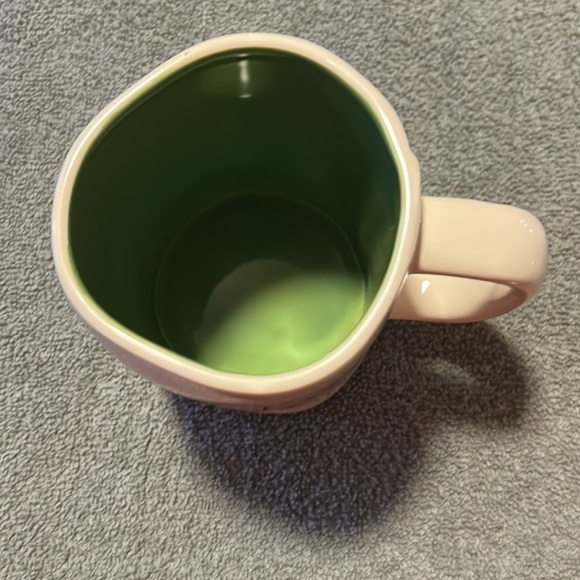 Rae Dunn Lucky Mug - white and Green - Picture 2 of 5
